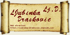LJubinka Drašković vizit kartica